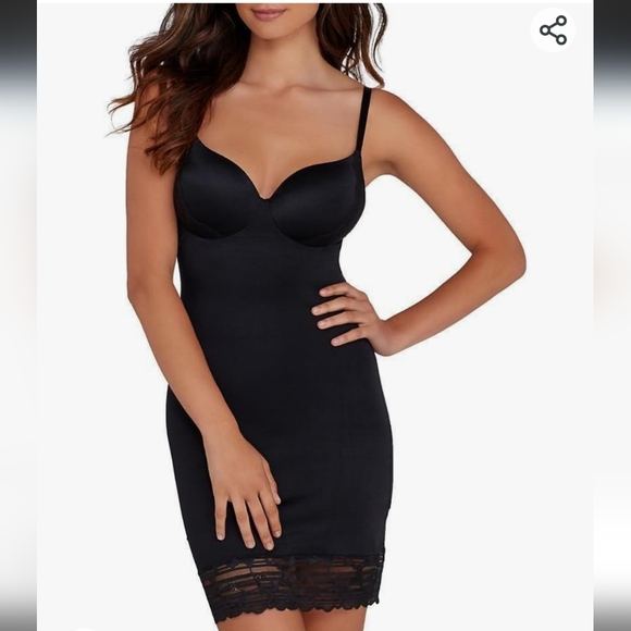 SPANX Other - Spanx Red Hot luxe and lean firm control lace full slip black shapewear